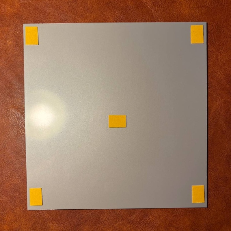 6 PATRO, stříbrná cedulka 200x200mm 