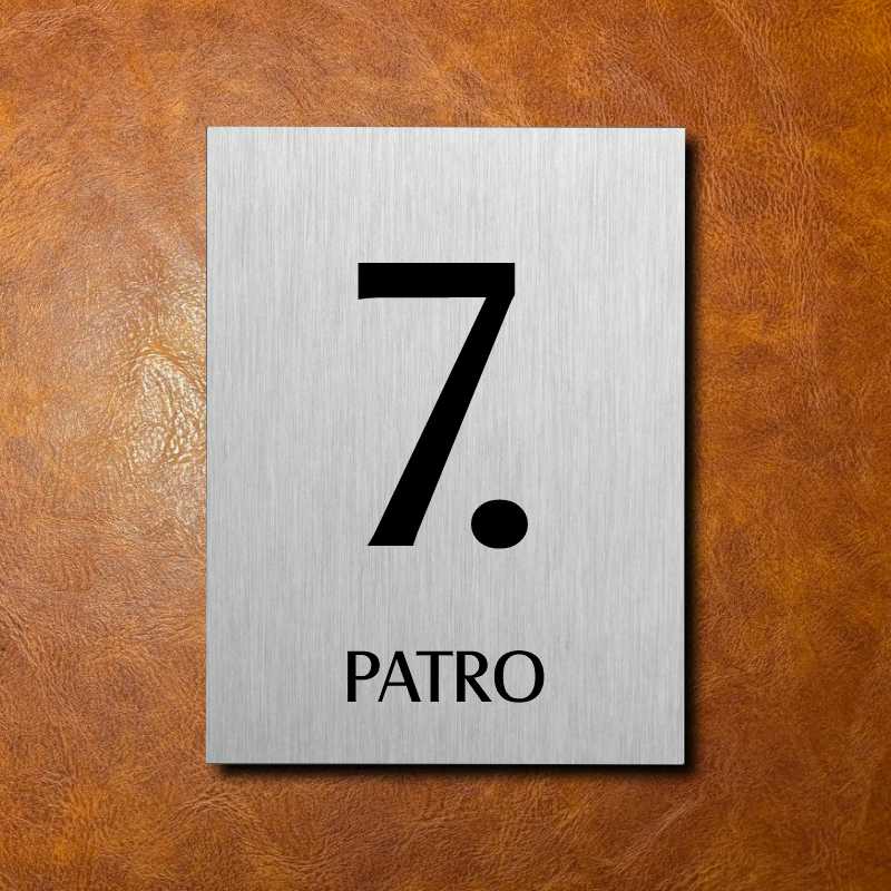 Označení patra, 150x200mm