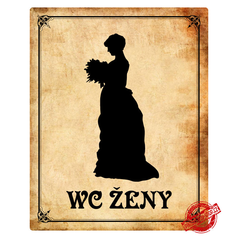 WC ženy, 120x150mm, Montanta