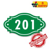 Číslo na dveře, typ 14