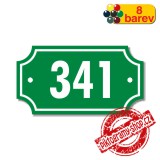 Číslo na dveře, typ 15