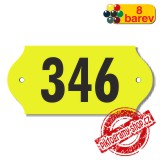 Číslo na dveře, typ 16