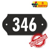 Číslo na dveře, typ 16