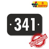 Číslo na dveře, typ 17