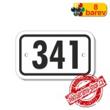 Číslo na dveře, typ 18