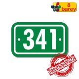 Číslo na dveře, typ 18