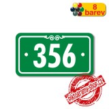 Číslo na dveře, typ 19