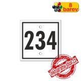 Číslo na dveře, typ 3