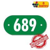 Číslo na dveře, typ 23