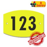 Číslo na dveře, typ 25