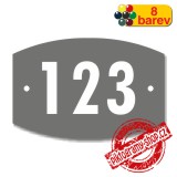 Číslo na dveře, typ 25