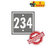 Číslo na dveře, typ 3