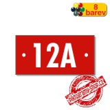 Číslo na dveře, typ 4