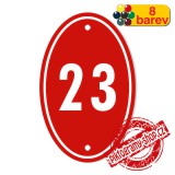 Číslo na dveře, typ 1