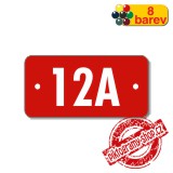 Číslo na dveře, typ 5