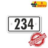 Číslo na dveře, typ 5