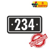 Číslo na dveře, typ 5