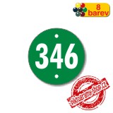 Číslo na dveře, typ 7