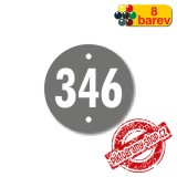 Číslo na dveře, typ 7