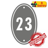 Číslo na dveře, typ 1