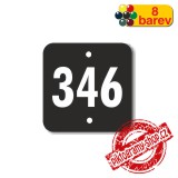 Číslo na dveře, typ 9