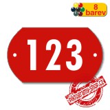 Číslo na dveře, typ 12