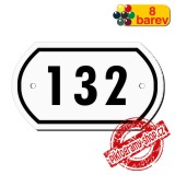 Číslo na dveře, typ 13