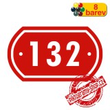 Číslo na dveře, typ 13