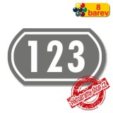 Číslo na dveře, typ 13