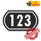 Číslo na dveře, typ 13