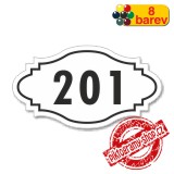 Číslo na dveře, typ 14