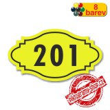 Číslo na dveře, typ 14