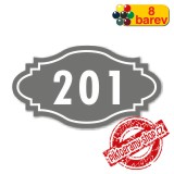 Číslo na dveře, typ 14