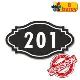 Číslo na dveře, typ 14