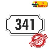 Číslo na dveře, typ 15