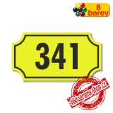 Číslo na dveře, typ 15