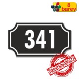 Číslo na dveře, typ 15