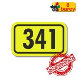 Číslo na dveře, typ 18