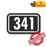 Číslo na dveře, typ 18