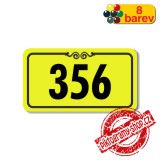 Číslo na dveře, typ 19