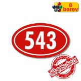 Číslo na dveře, typ 20