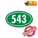 Číslo na dveře, typ 20