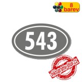 Číslo na dveře, typ 20