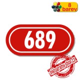 Číslo na dveře, typ 22