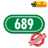 Číslo na dveře, typ 22