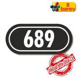 Číslo na dveře, typ 22