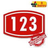 Číslo na dveře, typ 26