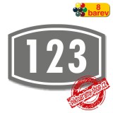 Číslo na dveře, typ 26