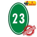 Číslo na dveře, typ 1