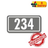 Číslo na dveře, typ 5